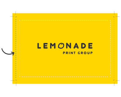 Image showing bleed area