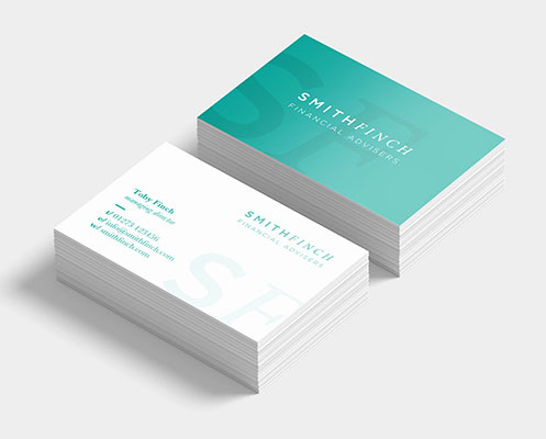 Laminated business cards