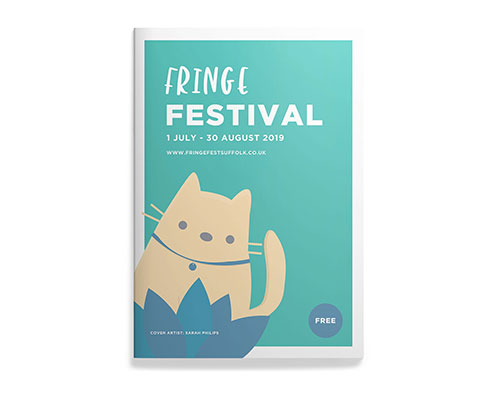 Saddle Stitched booklet cover